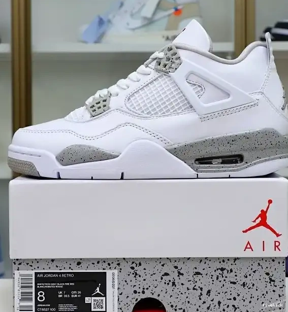 OREO' JORDAN AIR 4 'WHITE RETRO 0616